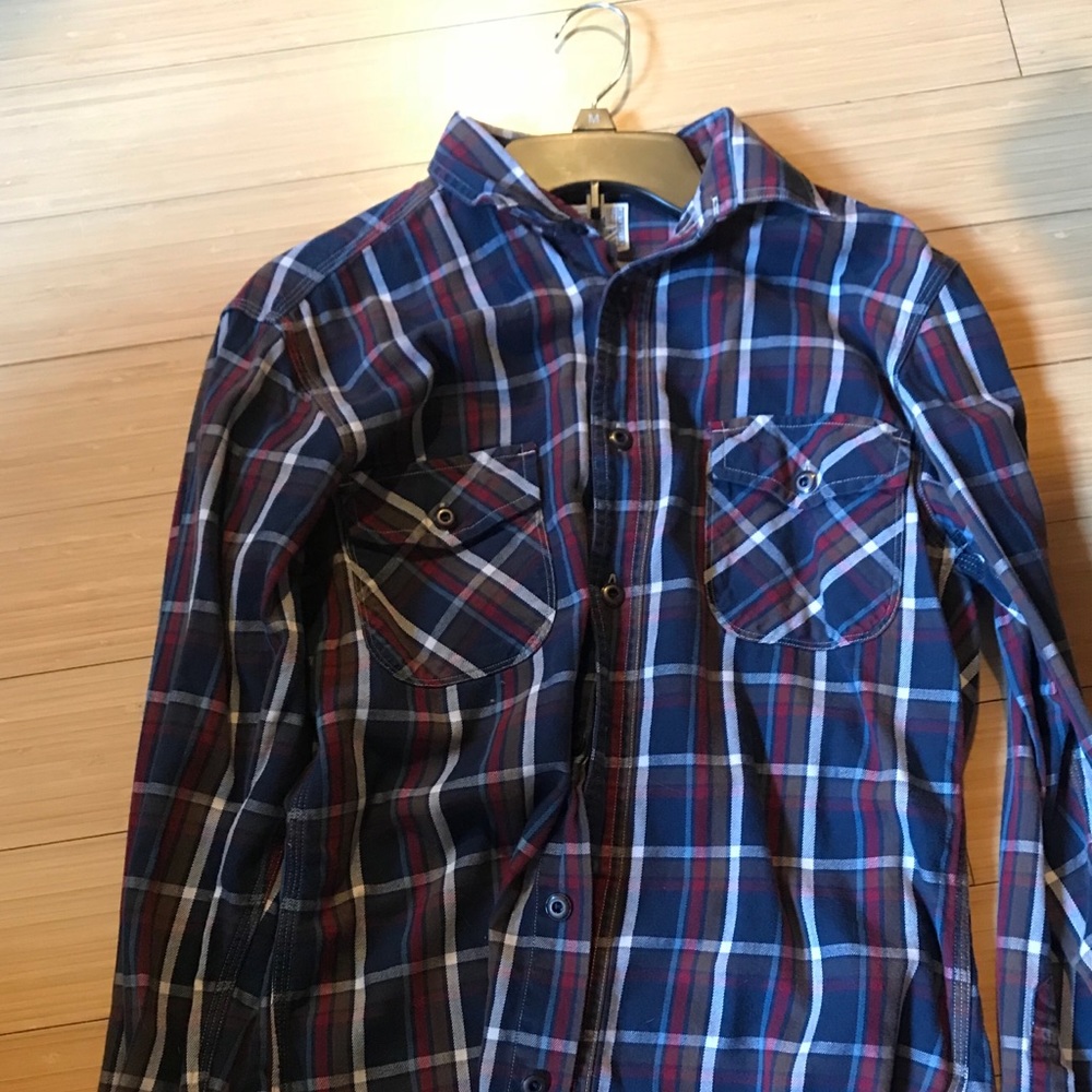 Lucky Brand Button Down Plaid Shirt